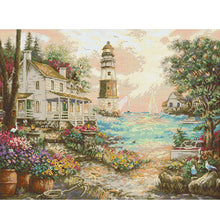 Load image into Gallery viewer, Joy Sunday Hut By The Sea (56*44CM) 14CT 2 Stamped Cross Stitch
