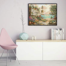 Load image into Gallery viewer, Joy Sunday Hut By The Sea (56*44CM) 14CT 2 Stamped Cross Stitch
