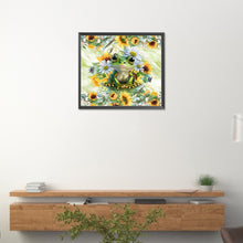 Load image into Gallery viewer, Sunflower Frog 40*35CM(Canvas) Full Round Drill Diamond Painting
