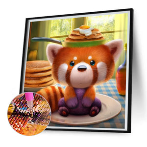 Fried Egg Fox 30*30CM(Picture) Full Square Drill Diamond Painting