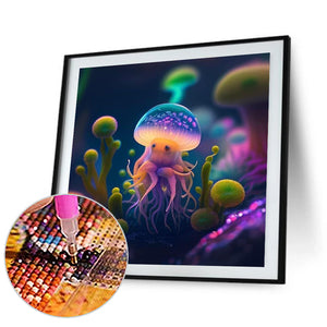 Jellyfish 30*30CM(Canvas) Full Round Drill Diamond Painting