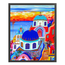 Load image into Gallery viewer, Santorini (40*50CM) 11CT 3 Stamped Cross Stitch
