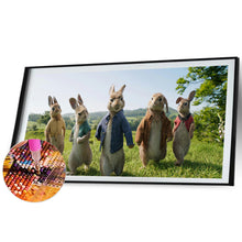 Load image into Gallery viewer, Rabbit 80*40CM(Canvas) Full Round Drill Diamond Painting
