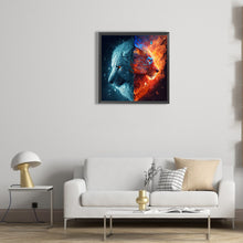 Load image into Gallery viewer, Tiger Yin And Yang Diagram 30*30CM(Canvas) Full Round Drill Diamond Painting
