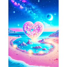 Load image into Gallery viewer, Dream Beach Love 30*40CM(Canvas) Full Round Drill Diamond Painting
