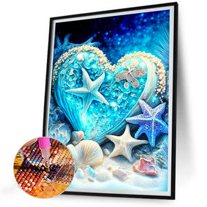 Dream Starfish Love 30*40CM(Canvas) Full Round Drill Diamond Painting