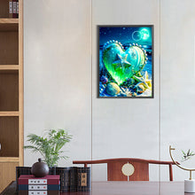 Load image into Gallery viewer, Dreamy Green Love 30*40CM(Canvas) Full Round Drill Diamond Painting
