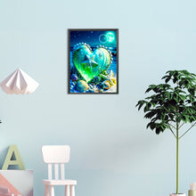 Load image into Gallery viewer, Dreamy Green Love 30*40CM(Canvas) Full Round Drill Diamond Painting
