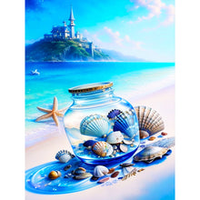 Load image into Gallery viewer, Dream Starfish Drift Bottle 30*40CM(Canvas) Full Round Drill Diamond Painting
