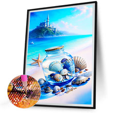 Load image into Gallery viewer, Dream Starfish Drift Bottle 30*40CM(Canvas) Full Round Drill Diamond Painting
