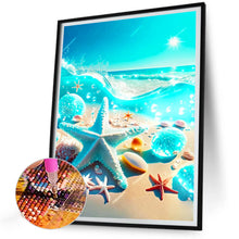 Load image into Gallery viewer, Dream Beach Starfish 30*40CM(Canvas) Full Round Drill Diamond Painting
