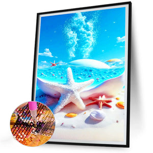 Dream Starfish Beach 30*40CM(Canvas) Full Round Drill Diamond Painting