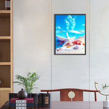 Load image into Gallery viewer, Dream Starfish Beach 30*40CM(Canvas) Full Round Drill Diamond Painting
