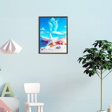 Load image into Gallery viewer, Dream Starfish Beach 30*40CM(Canvas) Full Round Drill Diamond Painting
