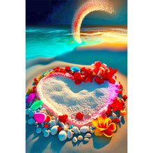 Load image into Gallery viewer, Romantic Beach Love 40*60CM(Canvas) Full Round Drill Diamond Painting
