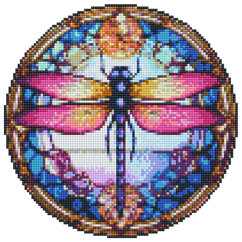 DIY Diamond Painting Kits Creative Diamond Stickers Gift for Kids(Dragonfly)