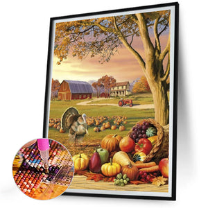Melon And Fruit Fragrance 30*40CM(Canvas) Full Round Drill Diamond Painting