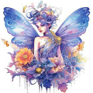 Butterfly Fairy 30*30CM(Canvas) Full Round Drill Diamond Painting