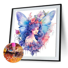 Load image into Gallery viewer, Butterfly Fairy 30*30CM(Canvas) Full Round Drill Diamond Painting

