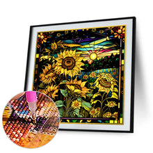 Load image into Gallery viewer, Autumn Sunflowers 50*50CM(Canvas) Full Round Drill Diamond Painting
