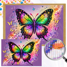 Load image into Gallery viewer, Colorful Butterfly 60*40CM(Picture) Full Round Drill Diamond Painting
