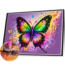 Load image into Gallery viewer, Colorful Butterfly 60*40CM(Picture) Full Round Drill Diamond Painting
