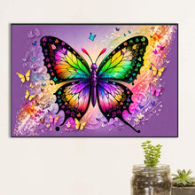 Load image into Gallery viewer, Colorful Butterfly 60*40CM(Picture) Full Round Drill Diamond Painting
