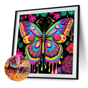 Butterfly 40*40CM(Picture) Full Round Drill Diamond Painting