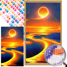 Load image into Gallery viewer, Sunset 40*70CM(Picture) Full Round Drill Diamond Painting
