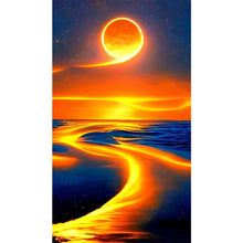 Load image into Gallery viewer, Sunset 40*70CM(Picture) Full Round Drill Diamond Painting
