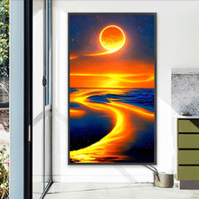 Load image into Gallery viewer, Sunset 40*70CM(Picture) Full Round Drill Diamond Painting
