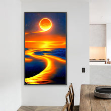 Load image into Gallery viewer, Sunset 40*70CM(Picture) Full Round Drill Diamond Painting
