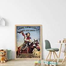 Load image into Gallery viewer, Cowgirl (40*55CM) 11CT 3 Stamped Cross Stitch
