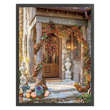 Load image into Gallery viewer, Front Gate (40*55CM) 11CT 3 Stamped Cross Stitch
