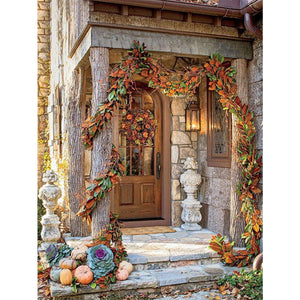Front Gate (40*55CM) 11CT 3 Stamped Cross Stitch