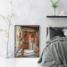 Load image into Gallery viewer, Front Gate (40*55CM) 11CT 3 Stamped Cross Stitch

