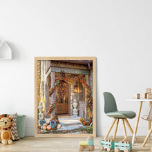 Load image into Gallery viewer, Front Gate (40*55CM) 11CT 3 Stamped Cross Stitch
