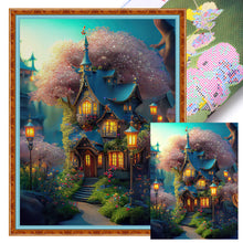 Load image into Gallery viewer, The Flower Tree Hut (50*65CM) 11CT 3 Stamped Cross Stitch
