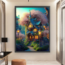 Load image into Gallery viewer, The Flower Tree Hut (50*65CM) 11CT 3 Stamped Cross Stitch
