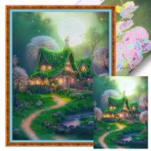 Load image into Gallery viewer, The Flower Tree Hut (50*65CM) 11CT 3 Stamped Cross Stitch
