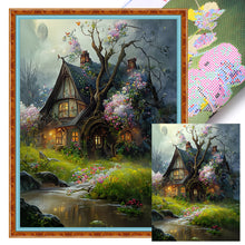 Load image into Gallery viewer, The Flower Tree Hut (50*65CM) 11CT 3 Stamped Cross Stitch
