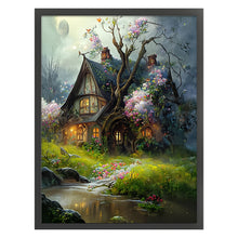 Load image into Gallery viewer, The Flower Tree Hut (50*65CM) 11CT 3 Stamped Cross Stitch
