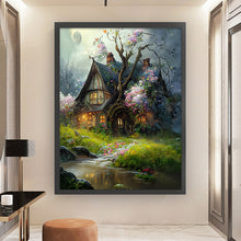 Load image into Gallery viewer, The Flower Tree Hut (50*65CM) 11CT 3 Stamped Cross Stitch
