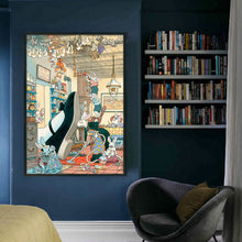 Load image into Gallery viewer, Bunny In Wonderland (50*70CM) 11CT 3 Stamped Cross Stitch
