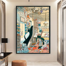 Load image into Gallery viewer, Bunny In Wonderland (50*70CM) 11CT 3 Stamped Cross Stitch
