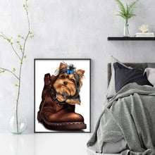 Load image into Gallery viewer, Boot Dog (40*53CM) 11CT 3 Stamped Cross Stitch
