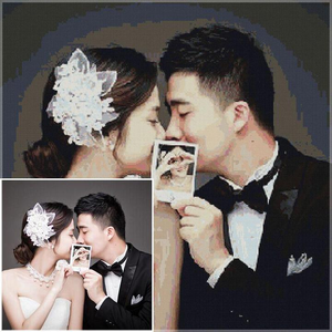Customized Diamond Painting (Upload your photo Choose Suitable Size And It Need To Take a Long Time To Customize)